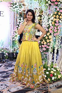 Bhavishya Latest stills in Green Designer Dress