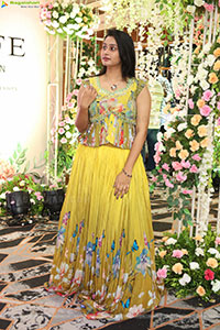 Bhavishya Latest stills in Green Designer Dress