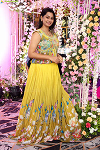 Bhavishya Latest stills in Green Designer Dress