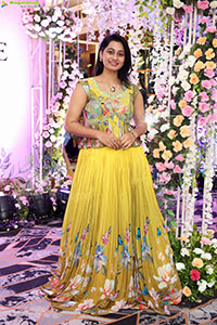 Bhavishya Latest stills in Green Designer Dress