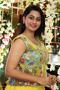 Bhavishya Latest stills in Green Designer Dress