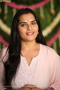 Kavya Kalyanram at TDR Cinemas Production No 1 Movie Opening