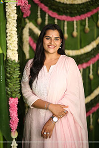 Kavya Kalyanram at TDR Cinemas Production No 1 Movie Opening