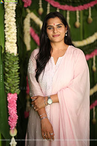 Kavya Kalyanram at TDR Cinemas Production No 1 Movie Opening