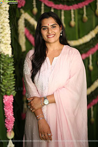 Kavya Kalyanram at TDR Cinemas Production No 1 Movie Opening
