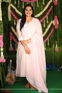 Kavya Kalyanram at TDR Cinemas Production No 1 Movie Opening