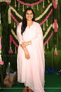 Kavya Kalyanram at TDR Cinemas Production No 1 Movie Opening