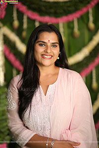 Kavya Kalyanram at TDR Cinemas Production No 1 Movie Opening