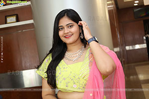 Milky Madhu stills in Yellow Lehenga Choli, HD Gallery