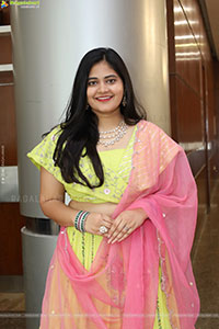 Milky Madhu stills in Yellow Lehenga Choli, HD Gallery