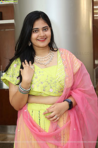 Milky Madhu stills in Yellow Lehenga Choli, HD Gallery