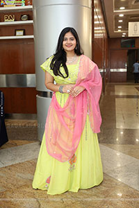 Milky Madhu stills in Yellow Lehenga Choli, HD Gallery