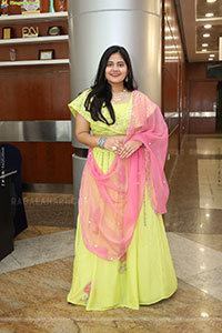 Milky Madhu stills in Yellow Lehenga Choli, HD Gallery