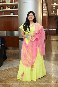 Milky Madhu stills in Yellow Lehenga Choli, HD Gallery