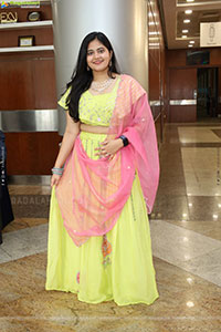 Milky Madhu stills in Yellow Lehenga Choli, HD Gallery