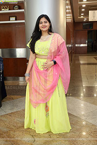 Milky Madhu stills in Yellow Lehenga Choli, HD Gallery