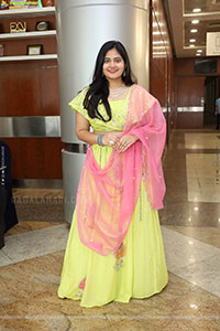 Milky Madhu stills in Yellow Lehenga Choli, HD Gallery