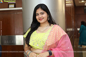 Milky Madhu stills in Yellow Lehenga Choli, HD Gallery