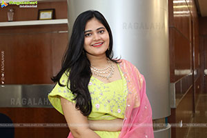 Milky Madhu stills in Yellow Lehenga Choli, HD Gallery