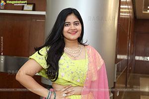 Milky Madhu stills in Yellow Lehenga Choli, HD Gallery