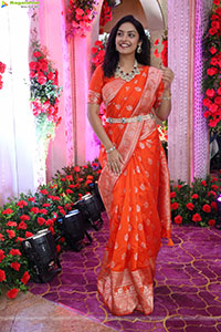 Mounika Ghanta stills in Traditional Saree, HD Gallery