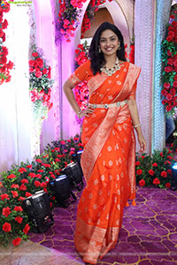 Mounika Ghanta stills in Traditional Saree, HD Gallery