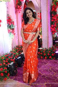 Mounika Ghanta stills in Traditional Saree, HD Gallery