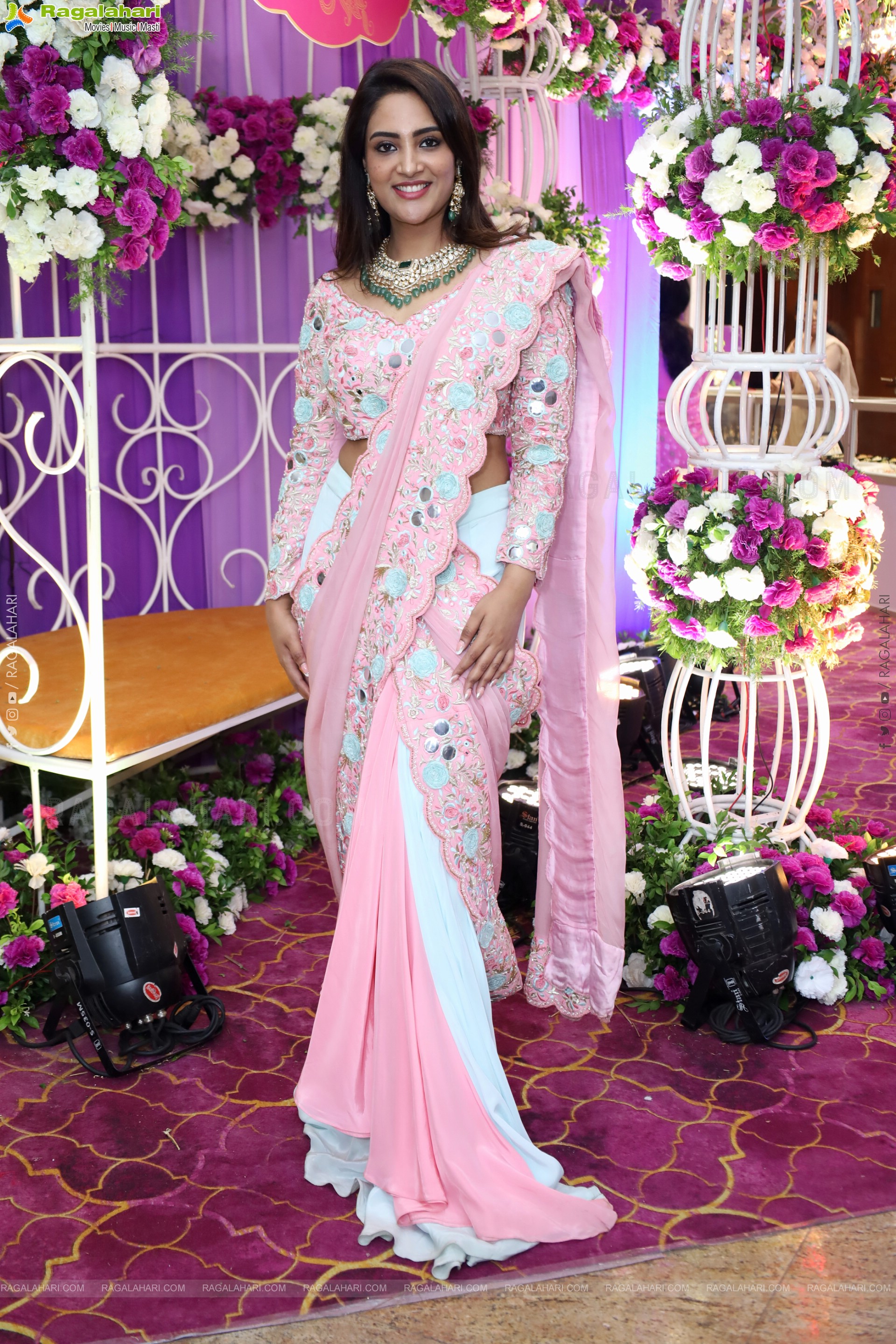 Nirupama stills in Designer Saree, HD Gallery