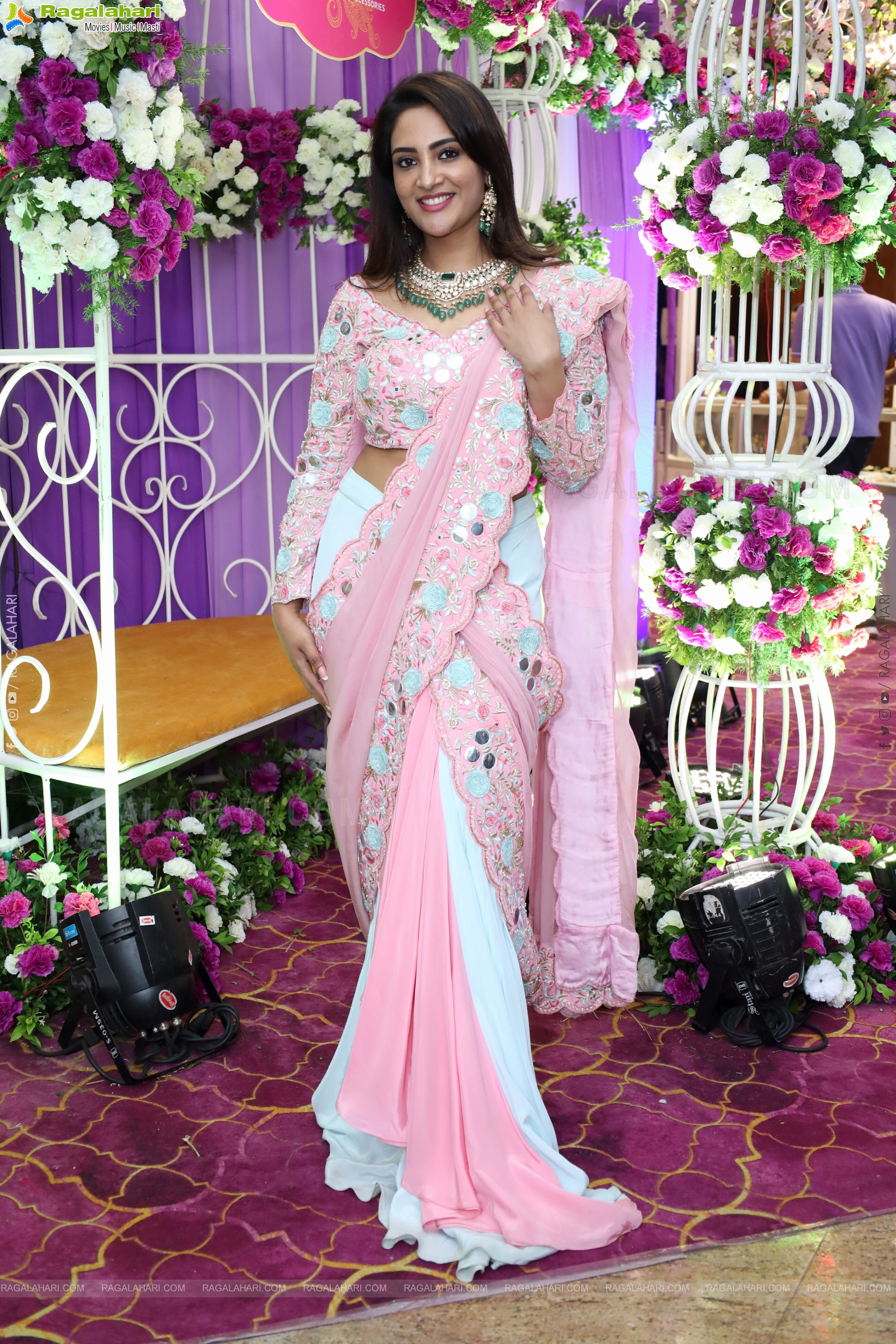 Nirupama stills in Designer Saree, HD Gallery