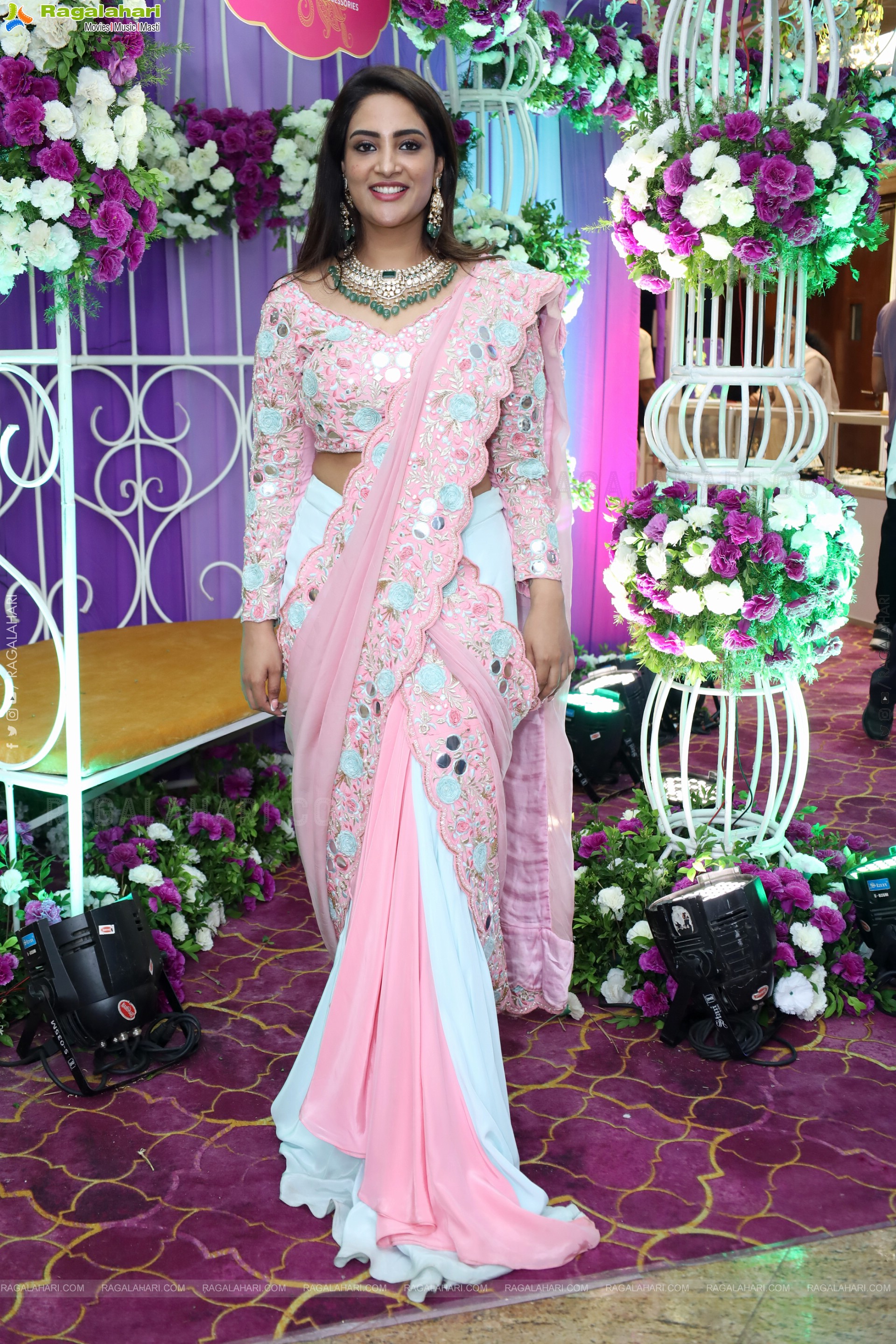 Nirupama stills in Designer Saree, HD Gallery