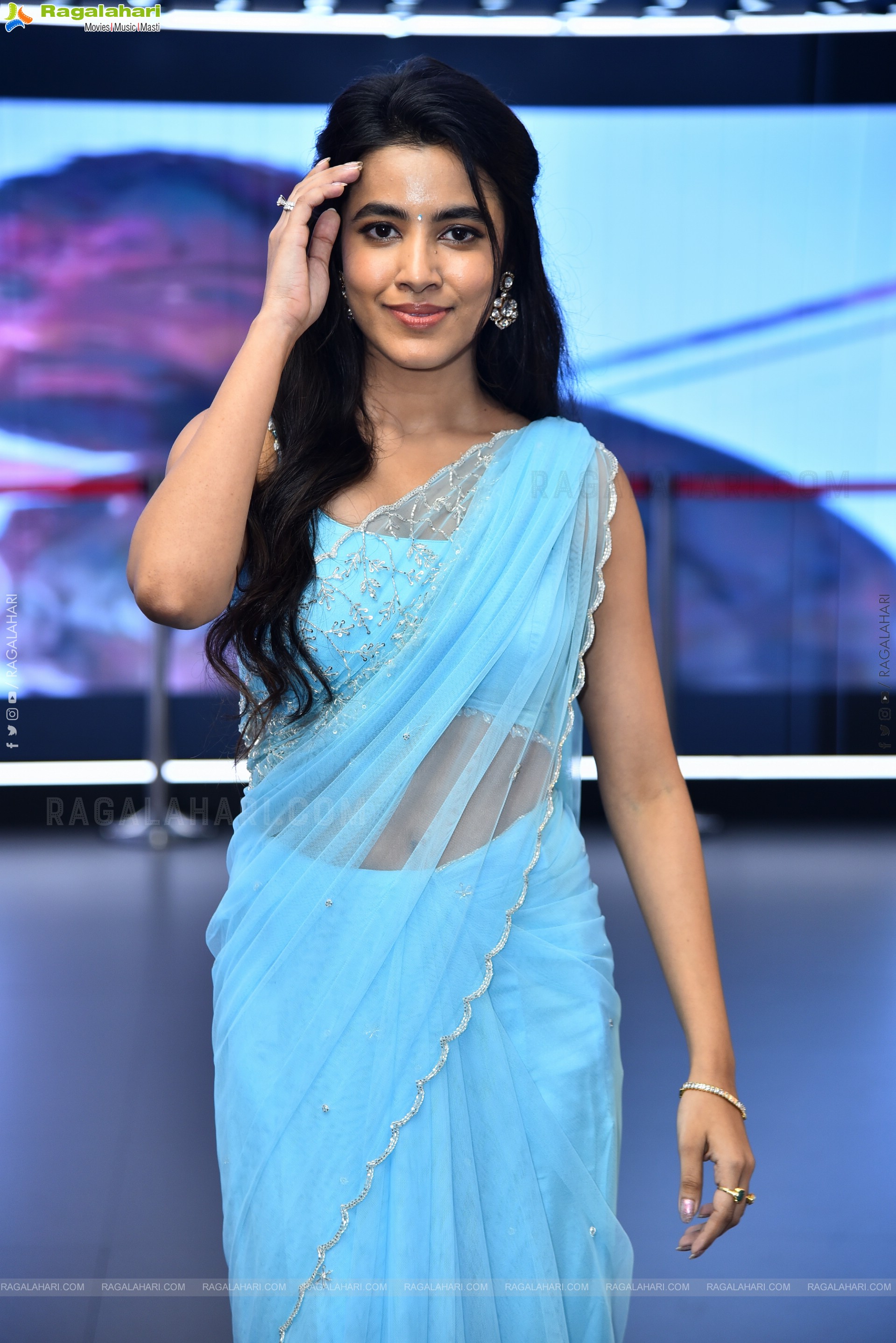 Shivani Nagaram at Little Hearts Movie Teaser Launch, HD Gallery