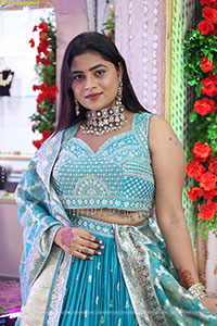 Siri Papa stills in Blue Designer Lehenga Choli, HD Gallery
