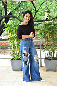 Sridevi Vijaykumar at Sundarakanda Movie Interview