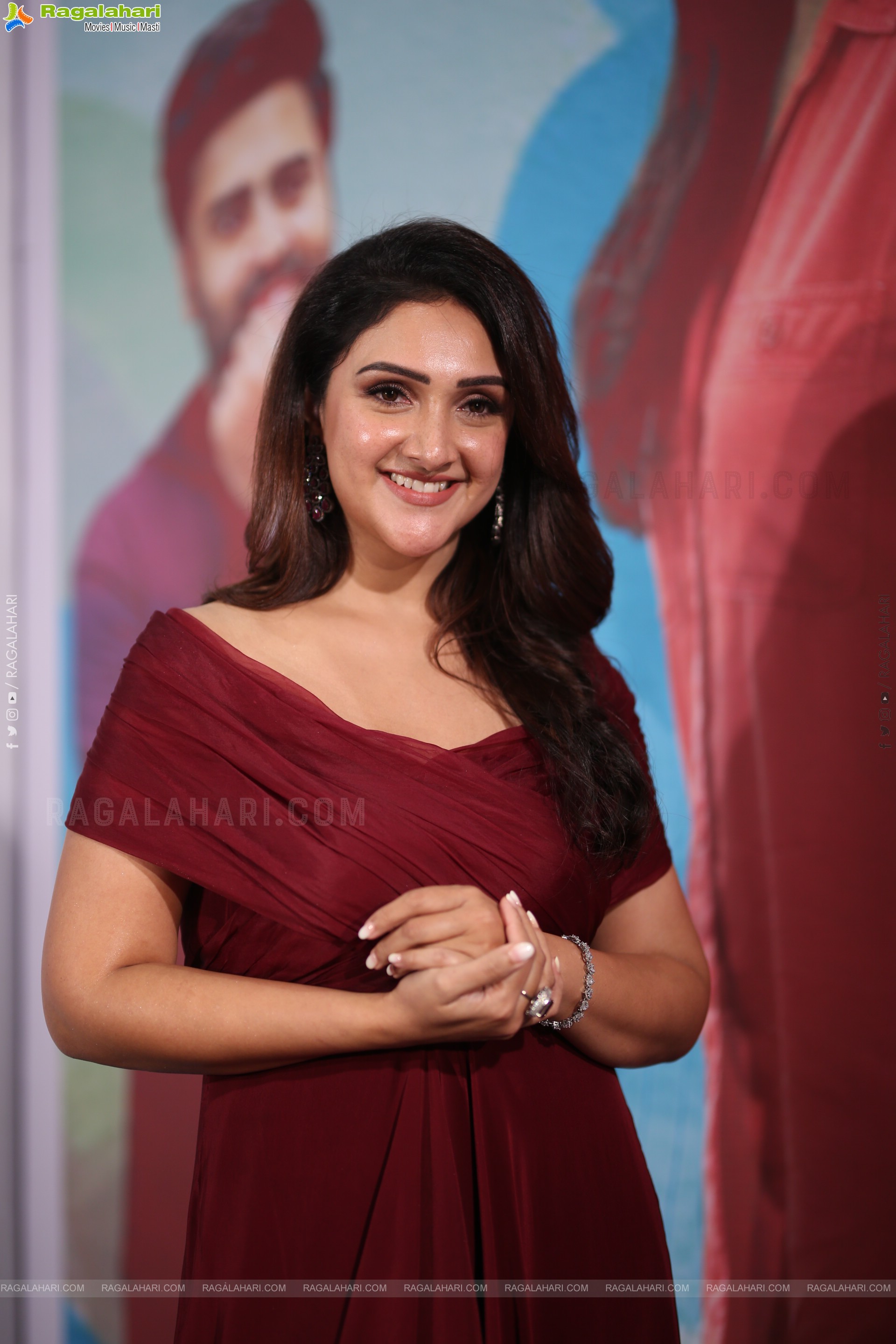 Sridevi Vijaykumar at Sundarakanda Movie Press Meet, HD Gallery