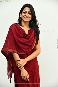 Ananthika Sanilkumar at Romanchakam Movie Interview