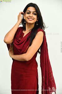 Ananthika Sanilkumar at Romanchakam Movie Interview