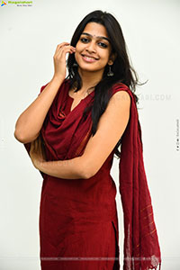 Ananthika Sanilkumar at Romanchakam Movie Interview