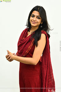 Ananthika Sanilkumar at Romanchakam Movie Interview