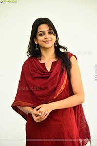Ananthika Sanilkumar at Romanchakam Movie Interview