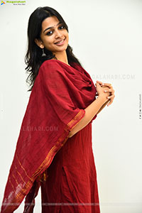 Ananthika Sanilkumar at Romanchakam Movie Interview