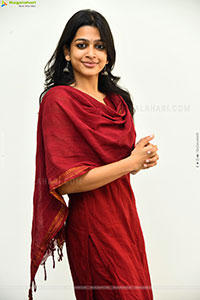 Ananthika Sanilkumar at Romanchakam Movie Interview
