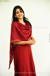 Ananthika Sanilkumar at Romanchakam Movie Interview