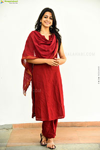 Ananthika Sanilkumar at Romanchakam Movie Interview