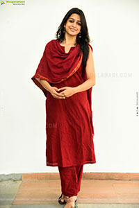 Ananthika Sanilkumar at Romanchakam Movie Interview