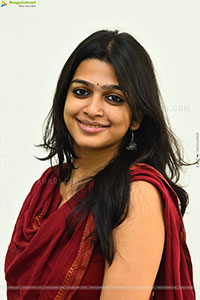 Ananthika Sanilkumar at Romanchakam Movie Interview