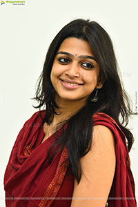 Ananthika Sanilkumar at Romanchakam Movie Interview