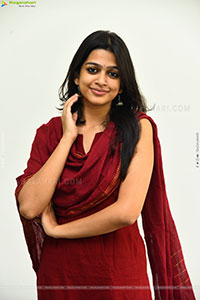 Ananthika Sanilkumar at Romanchakam Movie Interview