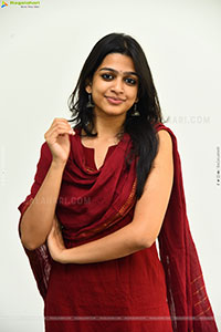 Ananthika Sanilkumar at Romanchakam Movie Interview