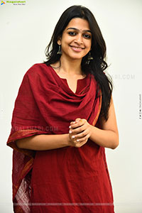 Ananthika Sanilkumar at Romanchakam Movie Interview