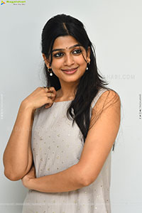 Ananthika Sanilkumar at Romanchakam Movie Press Meet